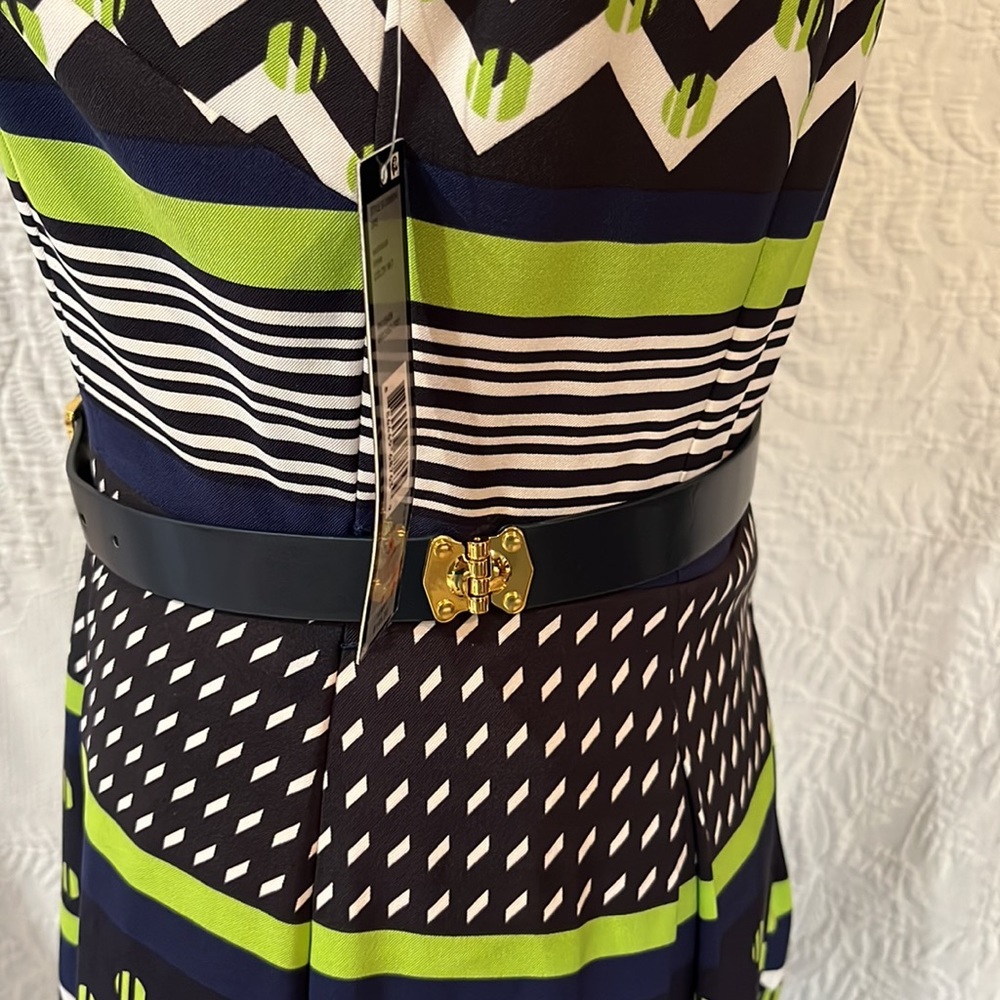 Tahari belted dress, size 2, NWT - Picture 7 of 16